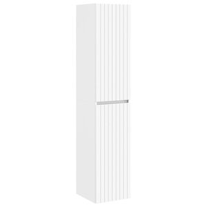vidaXL Cabinet de Salle de Bain Mural Blanc 33 x 34,5 x 160 cm