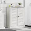 vidaXL Armoire de salle de bain avec porte VIGO Blanc et Blanc Antique