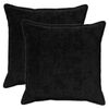 vidaXL Housse de coussin 2 pc HOUTEN Noir 70 x 70 cm