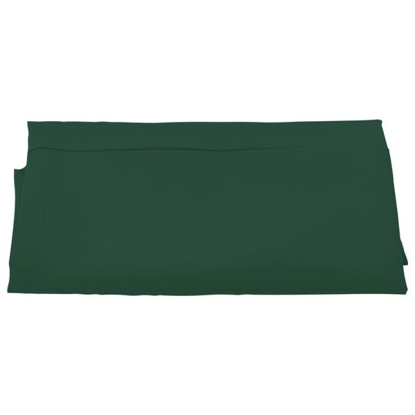 vidaXL Tissu de remplacement pour parasol déporté vert 300 cm