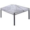 vidaXL Remplacement de housse de gazebo 400 x 300 x 32 cm Transparent