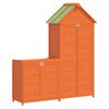 vidaXL Ensemble de remise &agrave; outils de jardin 2 pcs marron pin massif