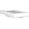 vidaXL Cadre de lit sans matelas 75x190 cm bois massif