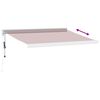 vidaXL Auvent r&eacute;tractable automatique bordeaux 350x250 cm