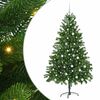 vidaXL Sapin de Noël avec 300 LED avec support Vert 180 cm PE