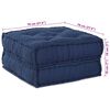 vidaXL Canapé modulaire 4 pcs Indigo tissu