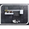 Excellent Houseware Organisateur de cuisine 8 pcs Noir