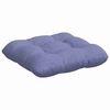 vidaXL Coussins de si&egrave;ge 4 pcs Bleu denim 45 x 45 x 12 cm tissu