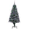 vidaXL Sapin de Noël artificiel Vert 180 cm PVC, Acier et Plastique