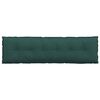 vidaXL Coussin de Dos Vert fonc&eacute; 180 x 19 x 50 cm tissu