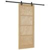 vidaXL Porte coulissante ORKDAL Naturel 86 x 211 cm Bois de pin massif