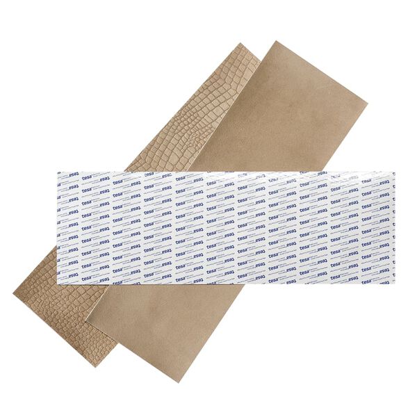 WallArt Panneaux muraux en cuir Nathan Marron vintage 16 pcs