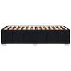 vidaXL Cadre de lit sans matelas noir 100x200 cm tissu