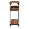 vidaXL Table console Bois ancien 100 x 29 x 75 cm Bois d'ing&eacute;nierie