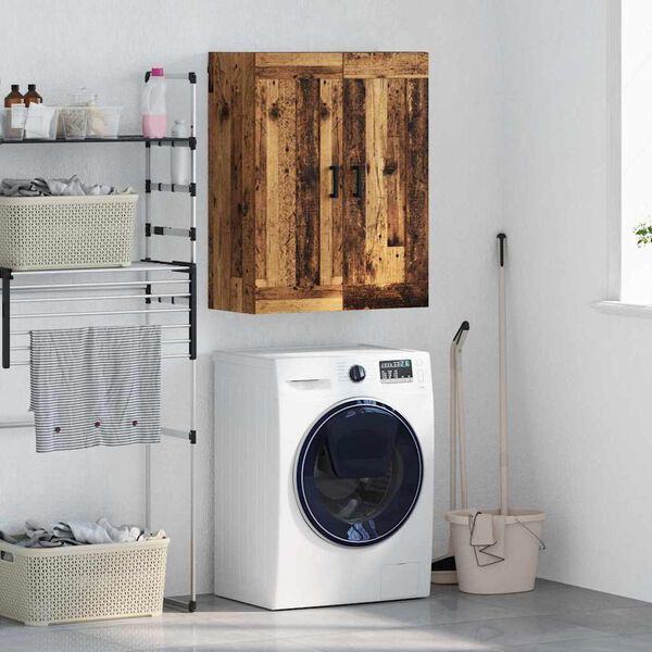 vidaXL Meuble mural Bois Ancien 69,5 x 34 x 90 cm Bois d'ing&eacute;nierie