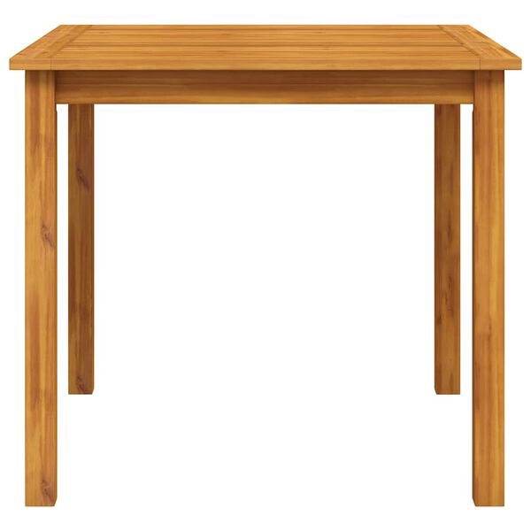 vidaXL Table de jardin 85x85x74 cm Bois d'acacia massif