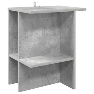 vidaXL Table basse Gris b&eacute;ton 40 x 30 x 49 cm Bois d'ing&eacute;nierie