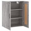 vidaXL Armoire murale sonoma gris 69,5x34x90 cm bois d'ing&eacute;nierie