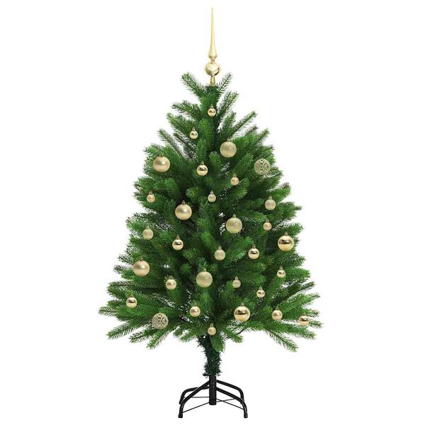 vidaXL Sapin de Noël avec 150 LED avec support Vert 120 cm PE