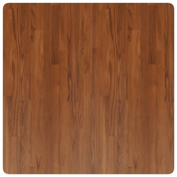 vidaXL Dessus de table carr&eacute; Marron fonc&eacute;90x90x1,5cm Bois ch&ecirc;ne trait&eacute;
