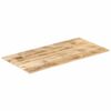 vidaXL Dessus de table bois de manguier solide 15-16 mm 100x60 cm