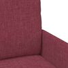 vidaXL Canap&eacute;s avec coussin 110cm Bordeaux Contreplaqu&eacute;