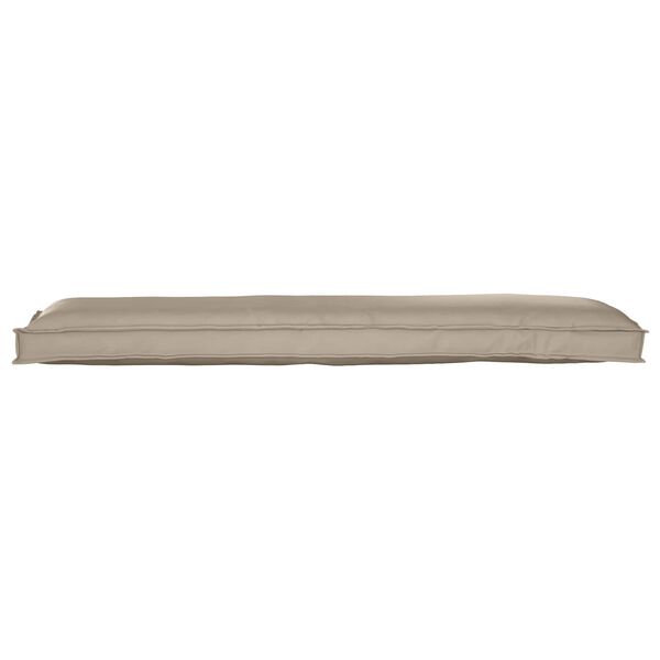 vidaXL Set de coussins de palette 2 pcs Taupe 150 x 40 x 8 cm