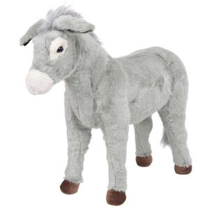 vidaXL Jouet en peluche &Acirc;ne Gris XXL
