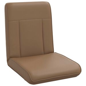 vidaXL Fauteuil de sol ajustable Cappuccino Simili cuir
