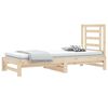 vidaXL Lit coulissant sans matelas 2x(90x200) cm