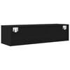 vidaXL Meuble TV 2 pcs ch&ecirc;ne noir 100x31x25,5 cm bois d'ing&eacute;nierie