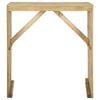 vidaXL Table de bar 100x60x110 cm Bois de pin impr&eacute;gn&eacute;