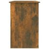 vidaXL Bureau Ch&ecirc;ne fum&eacute; 100x50x76 cm Bois d'ing&eacute;nierie