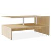 vidaXL Table basse Bois d'ing&eacute;nierie 90x59x42 cm Ch&ecirc;ne