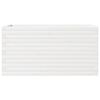 vidaXL Jardini&egrave;re blanc 90x40x46 cm bois de pin massif