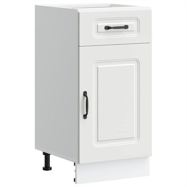 vidaXL Armoire de cuisine Kalmar blanc bois d'ing&eacute;nierie