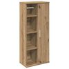 vidaXL Meuble de salle de bain avec porte-rouleau ch&ecirc;ne artisanal