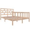 vidaXL Cadre de lit sans matelas bois massif 160x200 cm
