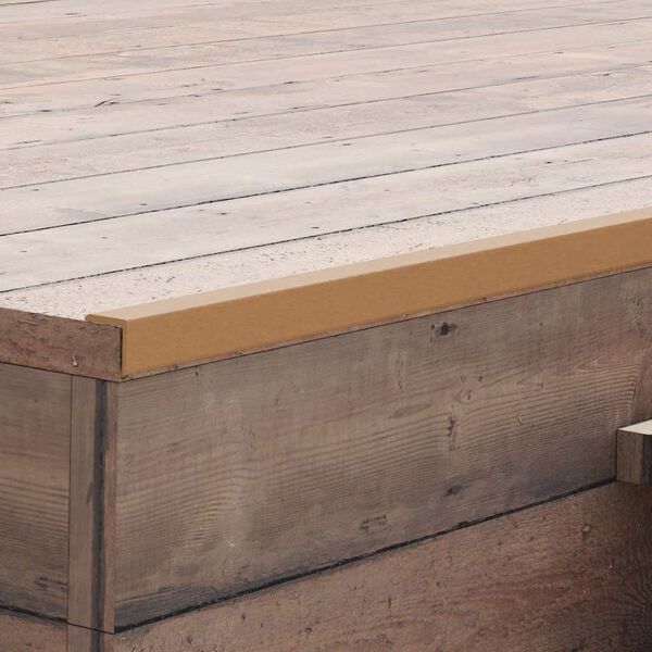 vidaXL Corni&egrave;re de terrasse 5 pcs WPC 170 cm Couleur teck