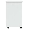 vidaXL Armoire roulante avec tiroirs MOSS blanc bois de pin solide