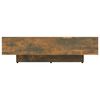 vidaXL Table basse ch&ecirc;ne fum&eacute; 100x49,5x31 cm bois d'ing&eacute;nierie