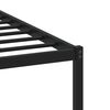 vidaXL Cadre de lit en m&eacute;tal sans matelas ch&ecirc;ne sonoma 140x200 cm