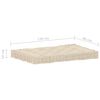 vidaXL Coussins de plancher de palette lot de 7 Beige Coton