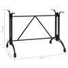 vidaXL Pied de table de bistro Noir 93x60x72 cm Aluminium coul&eacute;