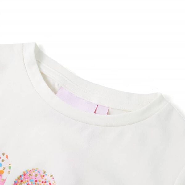 T-shirt pour enfants &eacute;cru 140