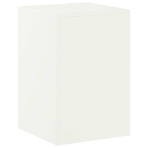 vidaXL Support de Plante Blanc 40 x 40 x 60 cm Acier
