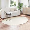 vidaXL Tapis de surface HUARTE Cr&egrave;me 120 x 170 cm Polyester