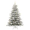 vidaXL Sapin de No&euml;l Artificiel &agrave; Branches Articul&eacute;es Blanc 210 cm