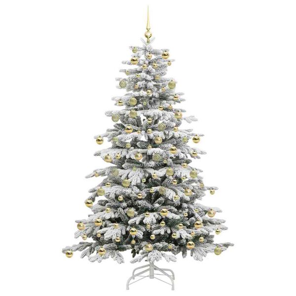 vidaXL Sapin de No&euml;l Artificiel &agrave; Branches Articul&eacute;es Blanc 210 cm