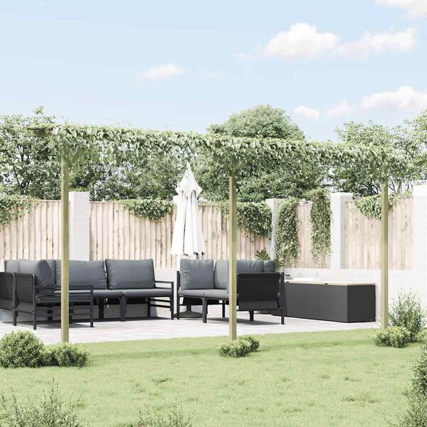 vidaXL Pergola de jardin 410 x 40 x 203 cm Bois